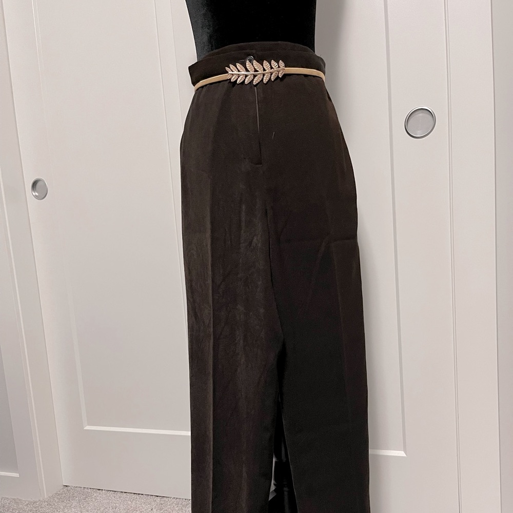 4𝒇𝒐𝒓$50 PETER & SUSANNA high-waist brown trousers size42